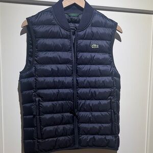 Lacoste Dark Blue Quilted Vest